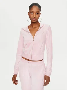 Juicy Couture Bluza Robyn JCSEBJ007 Różowy Slim Fit - Bluzy damskie - miniaturka - grafika 1