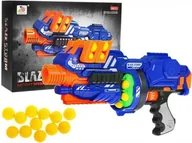 Zabawki militarne - Półautomatyczny Karabin dla dzieci 8+ Blaze Storm 12 piankowych kulek Zabawkowa broń - miniaturka - grafika 1