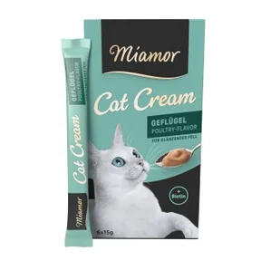 Miamor Cat Cream Drób 66 x 15 g - Przysmaki dla psów - miniaturka - grafika 1