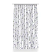 Zasłony - Gotowa zasłona na kółka Kwiaty lawendy 150x260 cm, Fabricsy - miniaturka - grafika 1