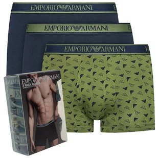 Emporio Armani bokserki majtki męskie zestaw 3szt komplet L - Majtki męskie - miniaturka - grafika 1