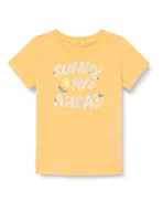 Koszulki i topy damskie - Bestseller A/S Niemowlęta dziewczynka NMFHERMINE SS TOP T-shirt, Mock Orange, 86, Mock Orange, 86 cm - miniaturka - grafika 1