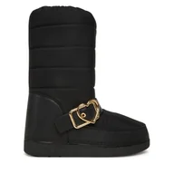 Śniegowce damskie - Śniegowce LOVE MOSCHINO JA24442G0NISK00B Czarny - miniaturka - grafika 1
