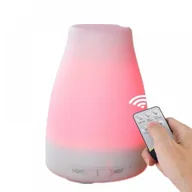 Nawilżacze powietrza - Nawilżacz powietrza z chłodną mgiełką, pilotem, dyfuzorem aromaterapeutycznym i 7-kolorowym światłem LED do domu, sypialni i biura. - miniaturka - grafika 1