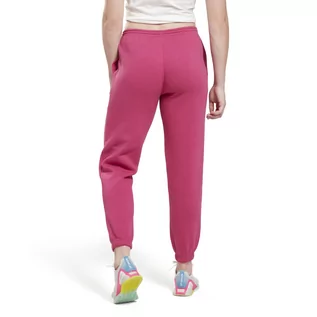 Spodnie damskie - Damskie Spodnie REEBOK RI FLEECE JOGGER H54768 – Różowy - grafika 1