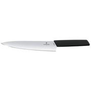 Noże kuchenne - Victorinox Nóż do porcjowania 22 cm czarny 6.9013.22B 6.9013.22B - miniaturka - grafika 1