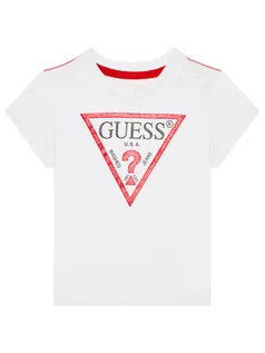 Koszulki dla chłopców - Guess T-Shirt L73I55 K8HM0 Biały Regular Fit - grafika 1