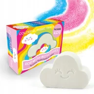Kosmetyki kąpielowe dla dzieci - Kula do kąpieli "Tęczowa musująca chmurka" Bayabelle Kids (110g) - miniaturka - grafika 1