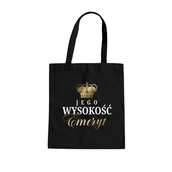 Torby i wózki na zakupy - Jego wysokość emeryt - torba na prezent dla emeryta - miniaturka - grafika 1