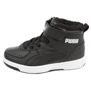 Buty Puma Rebound Joy Jr 37547 901 czarne - Buty dla dziewczynek - miniaturka - grafika 1