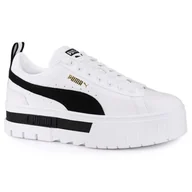 Buty trekkingowe damskie - Buty damskie sneakersy sportowe Puma MAYZE LTHR - miniaturka - grafika 1