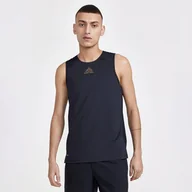 Koszulki męskie - Męska koszulka bez rękawów CRAFT PRO TRAIL SINGLET M 1913153-999000 – Czarny - miniaturka - grafika 1