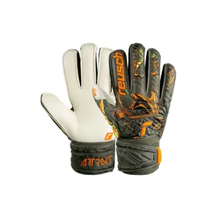 Dziecięce rękawice bramkarskie Reusch Attrakt Solid Finger Support - Piłka nożna - miniaturka - grafika 1