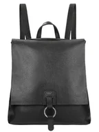 Torebki damskie - Wojas Skórzany plecak w kolorze czarnym - 30 x 30 x 9 cm - miniaturka - grafika 1