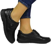 Półbuty damskie - Półbuty Wygodne Caprice 9-24652-43 Black Nappa Skóra Naturalna - CAPRICE - miniaturka - grafika 1