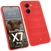 Etui i futerały do telefonów - Bizon Pancerne etui Case Tur do Xiaomi Poco X7 Pro, czerwone - miniaturka - grafika 1