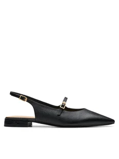 Clarks Sandały Sensa15 Shine 26181314 Czarny - Sandały damskie - miniaturka - grafika 1