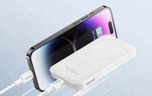 Baseus Magnetyczny mini powerbank 5000mAh 20W biały - Powerbanki - miniaturka - grafika 11