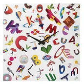 Zegary - Zegar ścienny Alphaclock - miniaturka - grafika 1