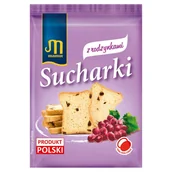 Pieczywo chrupkie - Mamut Sucharki z rodzynkami 42 g (4 sztuki) - miniaturka - grafika 1