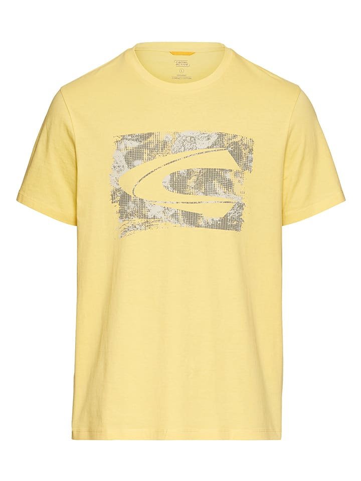 Camel Active Koszulka w kolorze żółtym