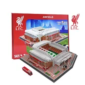 Puzzle - Stadion piłkarski ANFIELD - Liverpool FC - Puzzle 3D 141 elementów - model klubowy - miniaturka - grafika 1