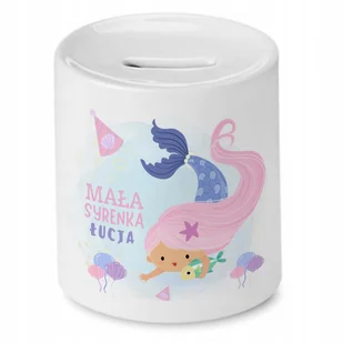 Skarbonka 330 ml Dla Łucji Córki Dziecka Prezent z Nadrukiem ze Zdjęciem - Skarbonki - miniaturka - grafika 1