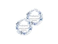 Wesele i ślub - Naklejki personalizowane dla gości weselnych - 50 szt. - miniaturka - grafika 1