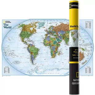 Świat Explorer mapa ścienna polityczna 1:42 334 000 National Geographic - Mapy i plansze edukacyjne - miniaturka - grafika 1