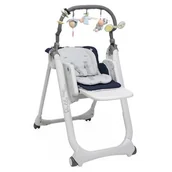 Krzesełka do karmienia - Chicco, Polly, Magic Relax, krzesełko do karmienia z funkcją leżaczka, blue passion - miniaturka - grafika 1