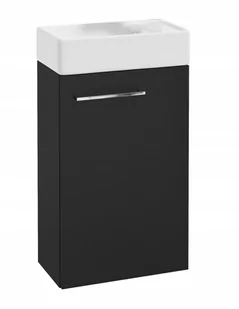 Szafka łazienkowa z umywalką 40 wisząca czarny Small - Szafki łazienkowe - miniaturka - grafika 1