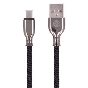 Forever Kabel Usb typ-C Tornado czarny 1m 3A - Kable USB - miniaturka - grafika 1