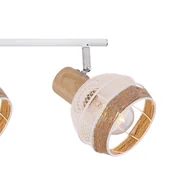 Lampy sufitowe - Globo Lampa sufitowa Widy dekor z liny konopnej, 4-pkt. - miniaturka - grafika 1