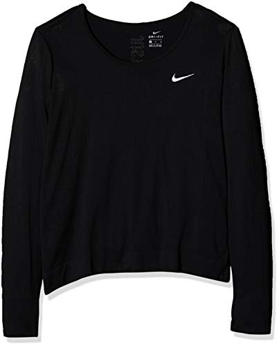 Nike koszulka damska W Nk Infinite Top Ls z długim rękawem Black/(Reflective Silv) XL
