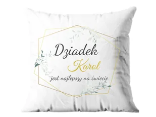 Poszewka personalizowana na dzień dziadka - 1 szt. - Poduszki dekoracyjne Poszewka personalizowana na dzień dziadka - 1 szt. - Poduszki dekoracyjne - miniaturka - grafika 1