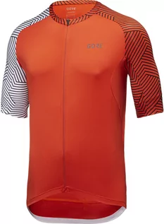 Koszulki rowerowe - GORE WEAR GORE WEAR C5 Koszulka rowerowa z zamkiem błyskawicznym Mężczyźni, czerwony XL 2022 Koszulki kolarskie 100164AY0106 - grafika 1