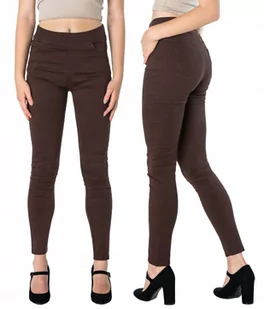 Spodnie Damskie Rurki z Wysokim Stanem 1920-4 S/M - Spodnie damskie - miniaturka - grafika 1