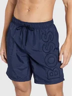 Kąpielówki męskie - Boss Szorty kąpielowe Whale 50469329 Granatowy Regular Fit - miniaturka - grafika 1