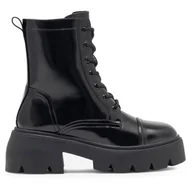 Botki damskie - Trzewiki Jenny Fairy BEBETE AL22AW-8273 Czarny - miniaturka - grafika 1