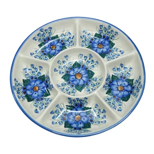 Ceramiczna półmisek dzielony Ceramika Bolesławiec - Miski i półmiski - miniaturka - grafika 1