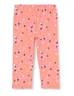 Legginsy - s.Oliver Dziewczęce legginsy 3/4 z nadrukiem na całej powierzchni, pomarańczowy, 128 - miniaturka - grafika 1