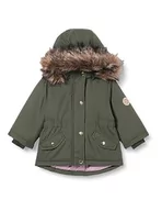 Kurtki i płaszcze dla dziewczynek - NAME IT Nmfmarlin parka dziewczęca kurtka Pb, czarny, 110 cm - miniaturka - grafika 1