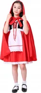 Stroje karnawałowe - Korbi STRÓJ CZERWONY KAPTUREK KAPTURKA BAJKA DZIECI XL - miniaturka - grafika 1