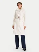 Płaszcze damskie - Guess Płaszcz przejściowy W5BL25 W2672 Écru Regular Fit - miniaturka - grafika 1