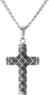 Naszyjniki męskie - Naszyjnik męski Stroili 1688080 cross - miniaturka - grafika 1