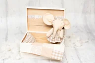 Maskotki i pluszaki - Słonik w dużej skrzyneczce PREZENT domek - miniaturka - grafika 1