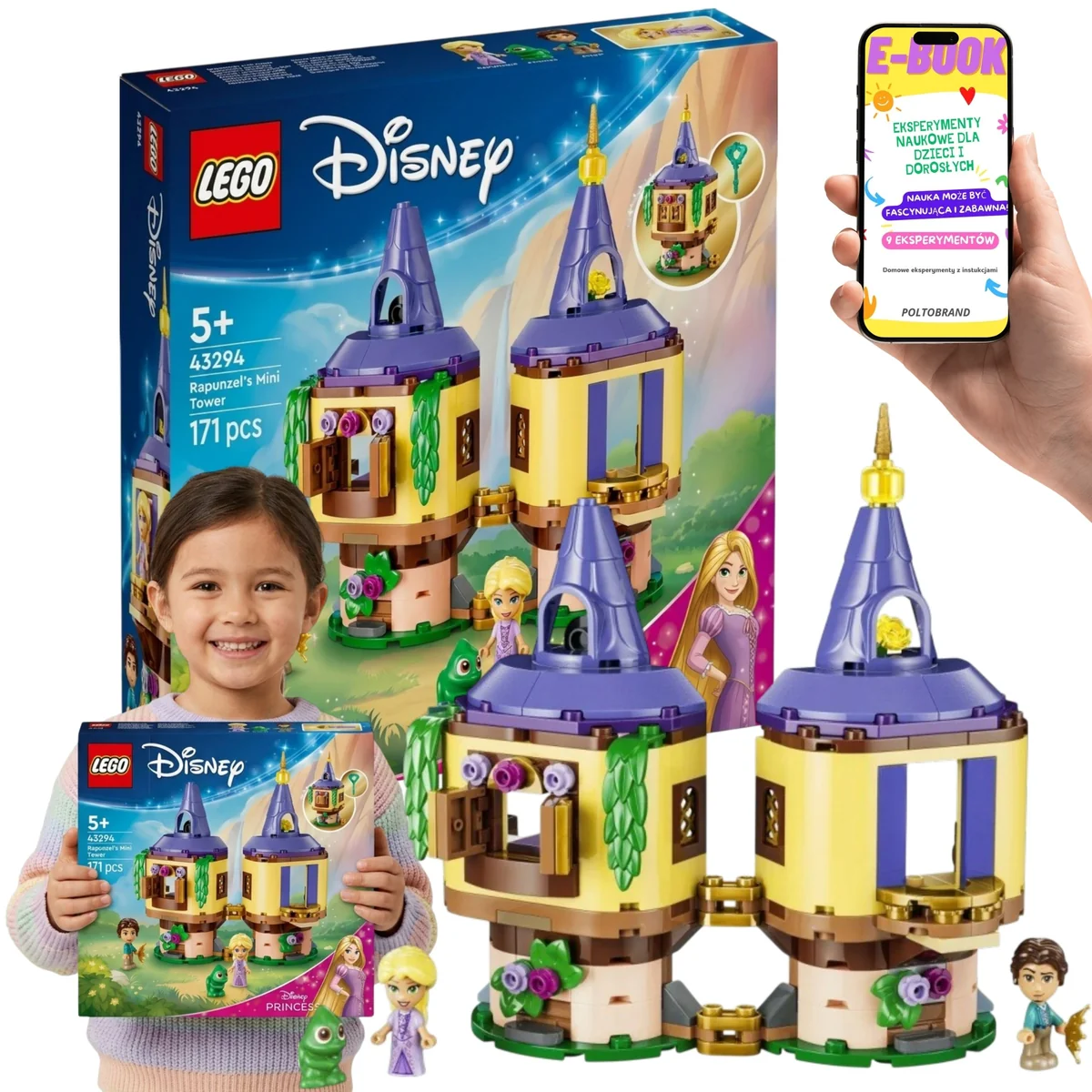 LEGO Disney Princess Mała Wieża Roszpunki 43294 Klocki