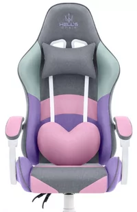 Fotel Gamingowy Hell'S Chair Rainbow Gray Tkanina - Fotele gamingowe - miniaturka - grafika 1