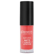 Szminki - Benecos Matowa pomadka w płynie CORAL KISS 122/95349 - miniaturka - grafika 1