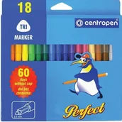 Przybory szkolne - Centropen Flamastry Centropen just perfect 2510 18 kolorów - miniaturka - grafika 1